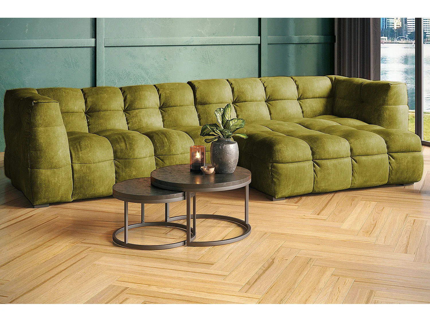 RIO - Groen Fluweel - ROSARIO