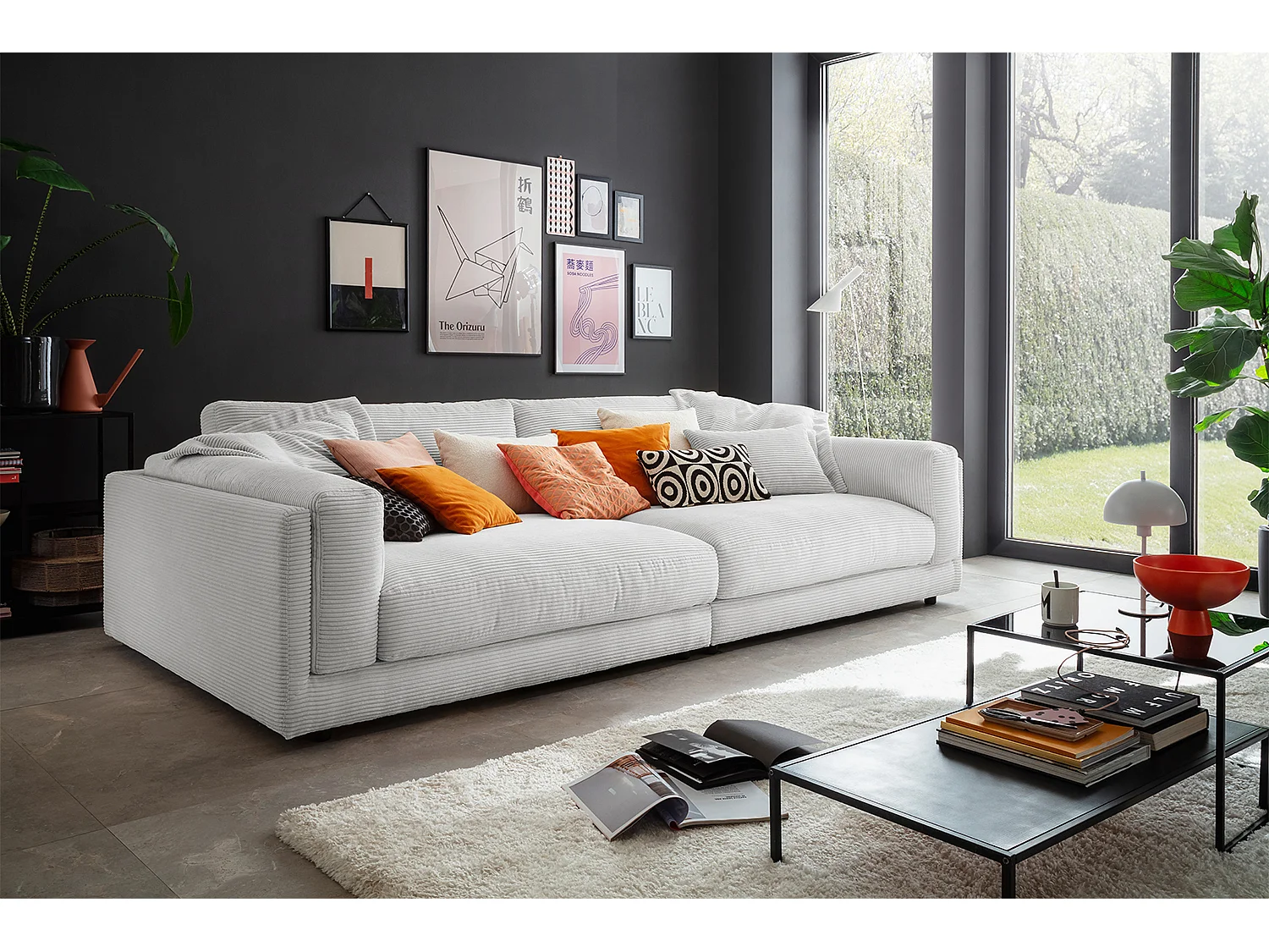 Grote - Lichtgrijs Koord - RAINA