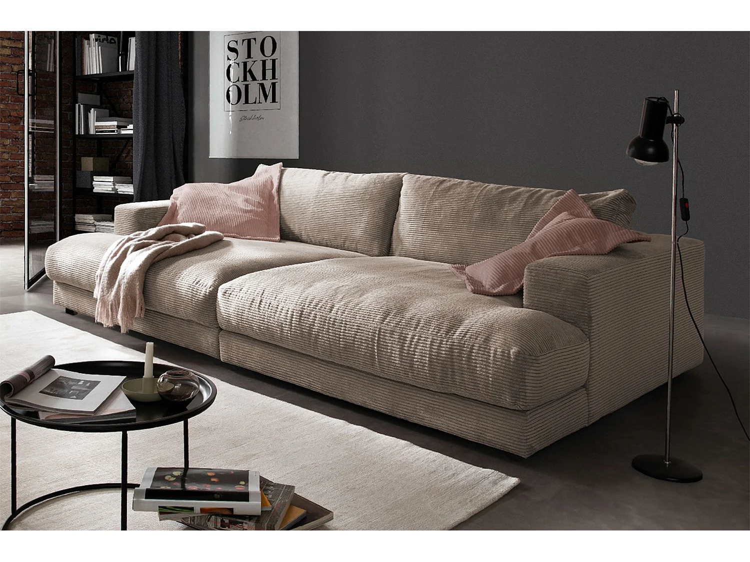 Grote - Taupe Koord - MADELINE