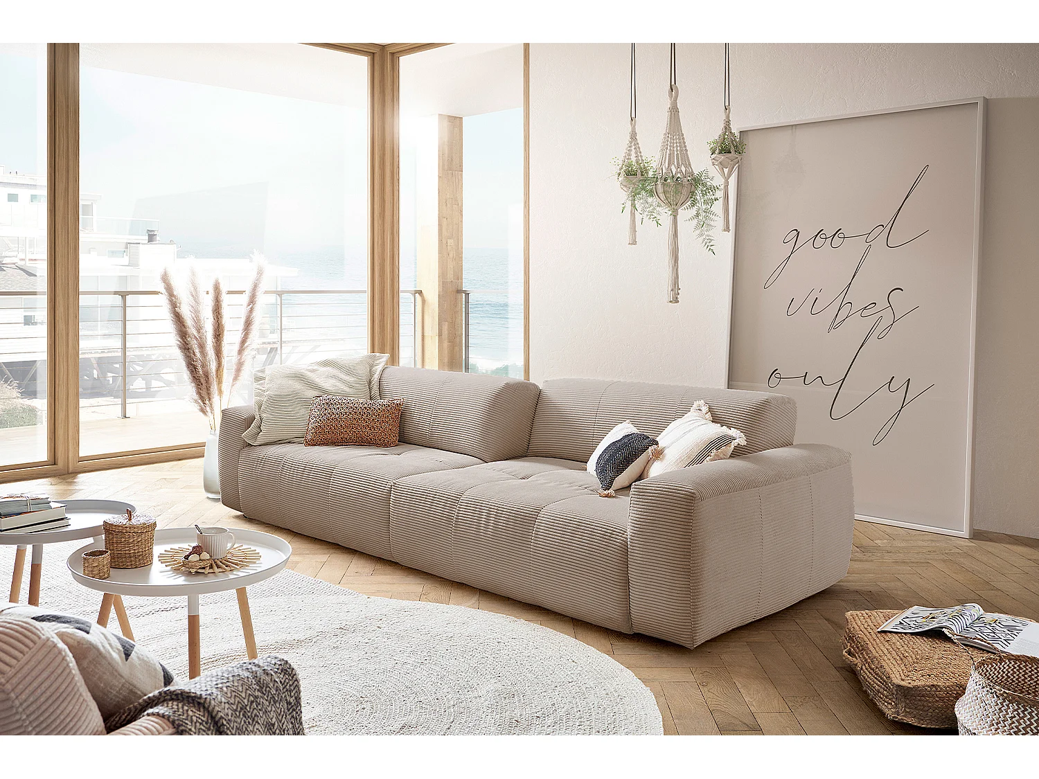 Sofa - Taupe Cord - PALACE