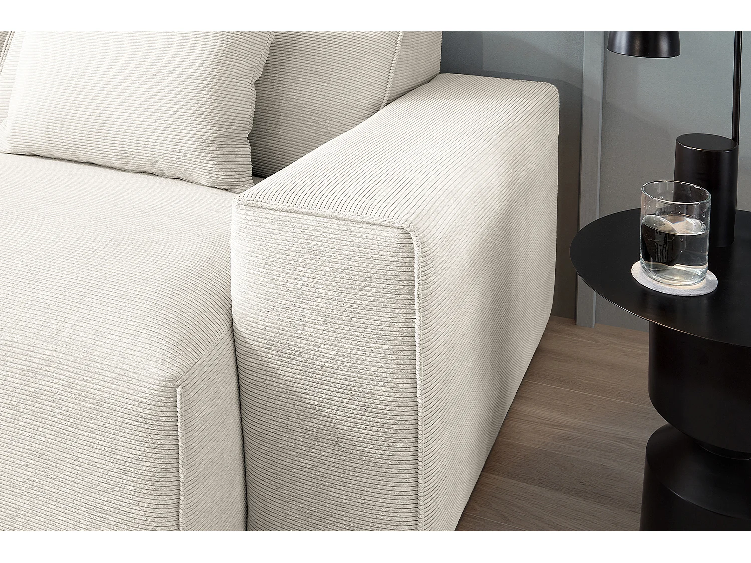 Sofa - Weiß Cord - RANI