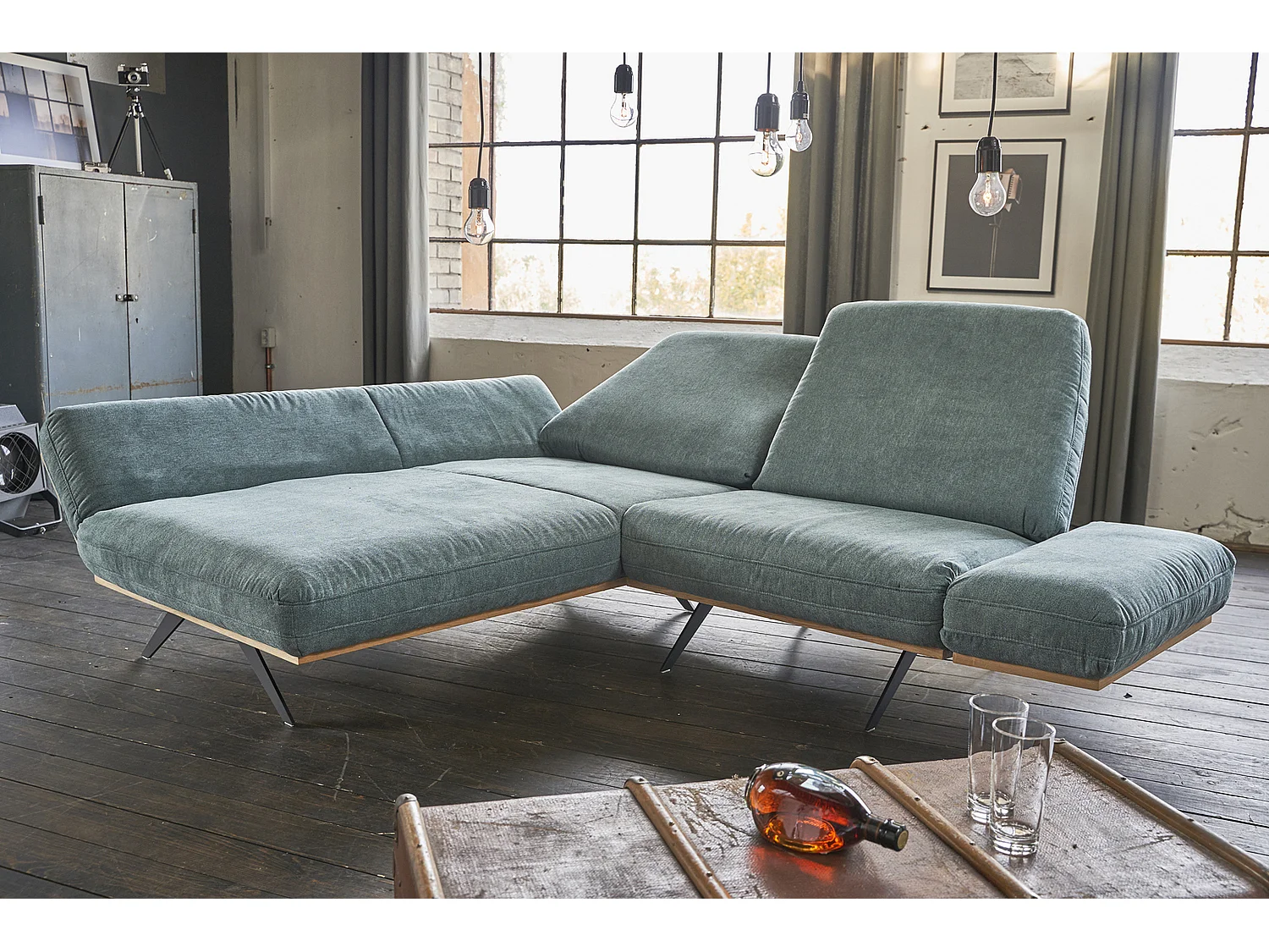 Sofá - Petróleo Madera - NINO