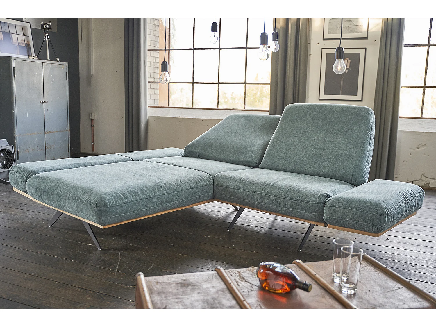 Sofá - Petróleo Madera - NINO