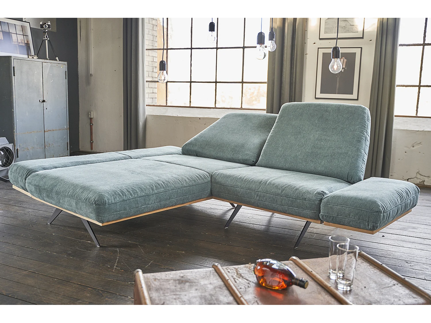 Sofá - Petróleo Madera - NINO