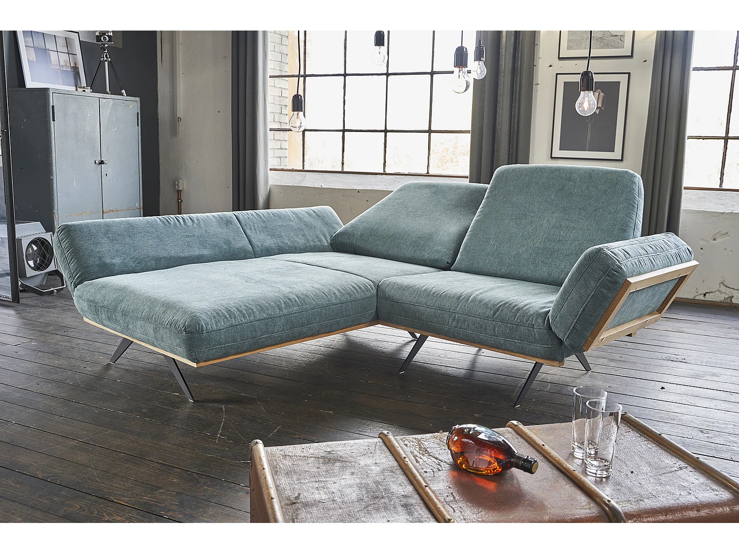 Sofá - Petróleo Madera - NINO