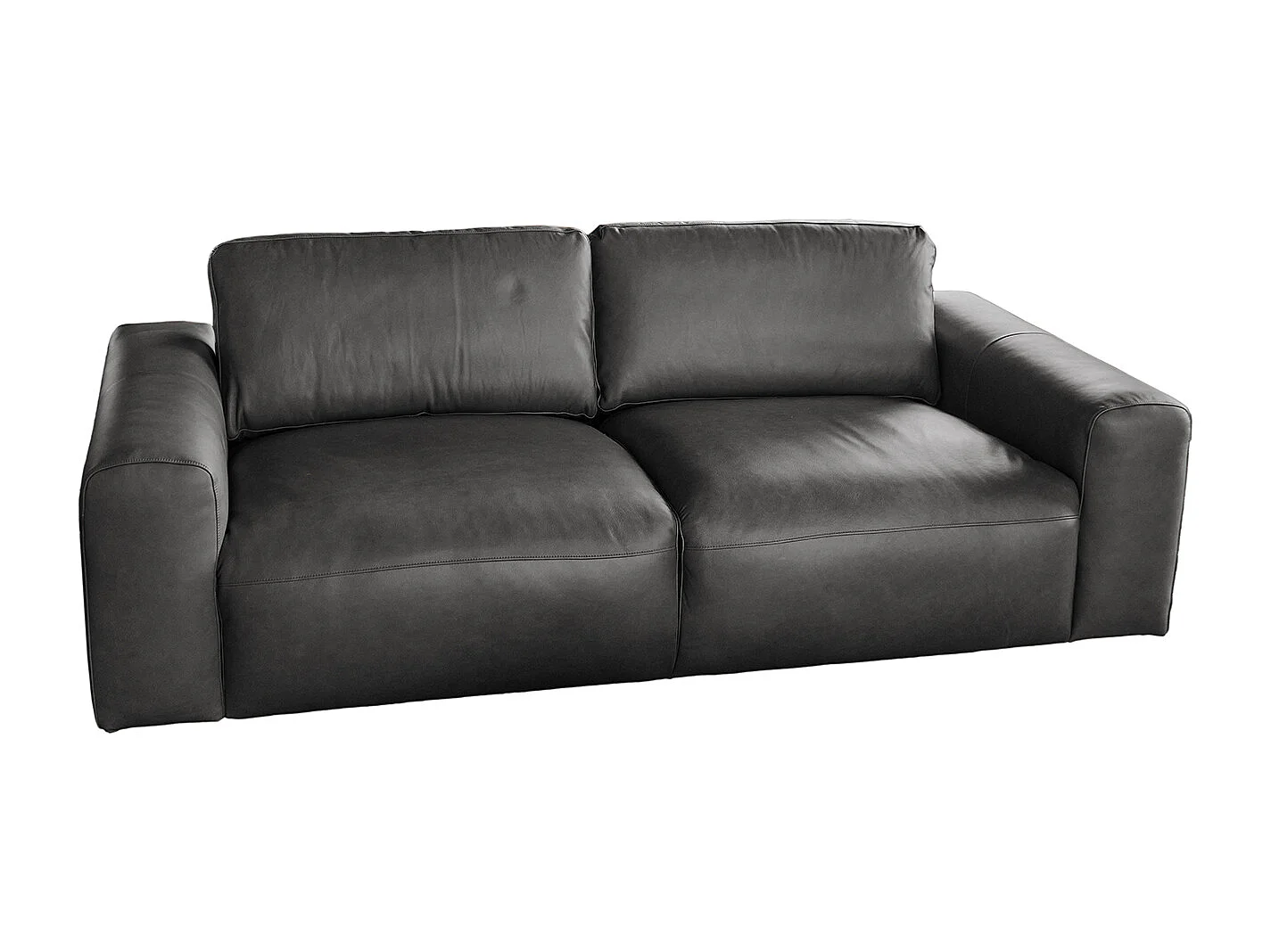 Sofa - Schwarz Leder - BODHI