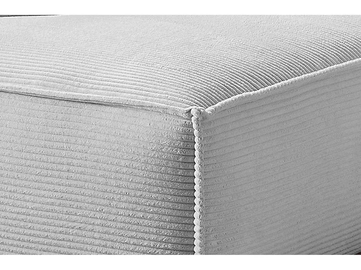 Divano - grigio chiaro Velluto a coste - SAMU