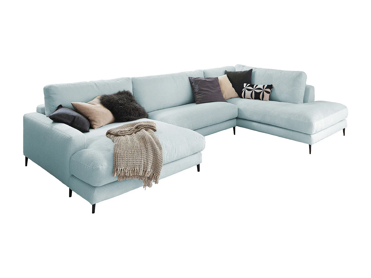 Sofá - azul claro Pana - CARA