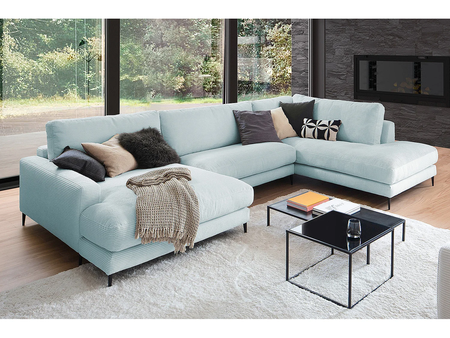 Levend - Lichtblauw Koord - CARA