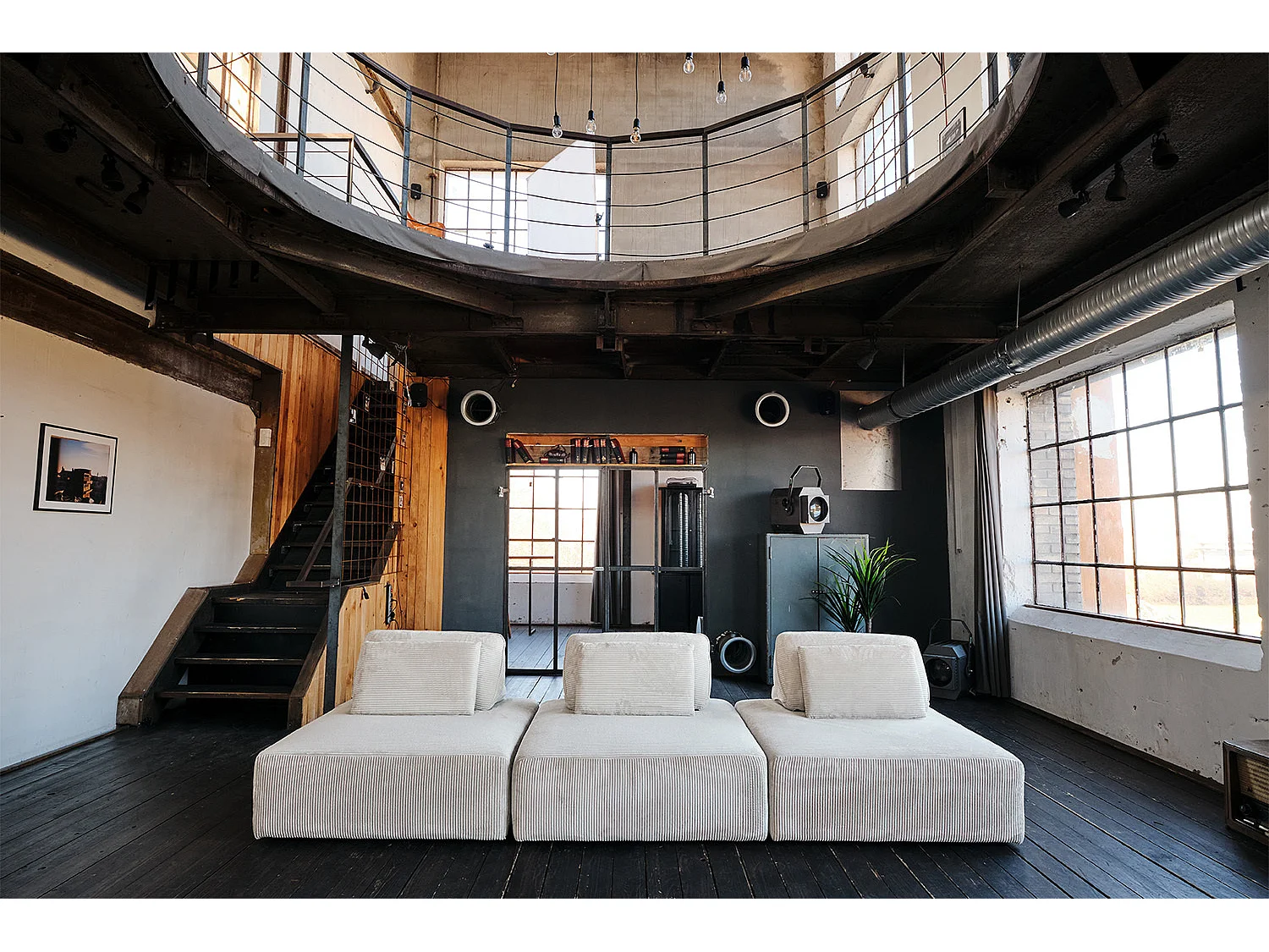 Modulsofa - Cremeweiß Cord - WIOLO SOFT