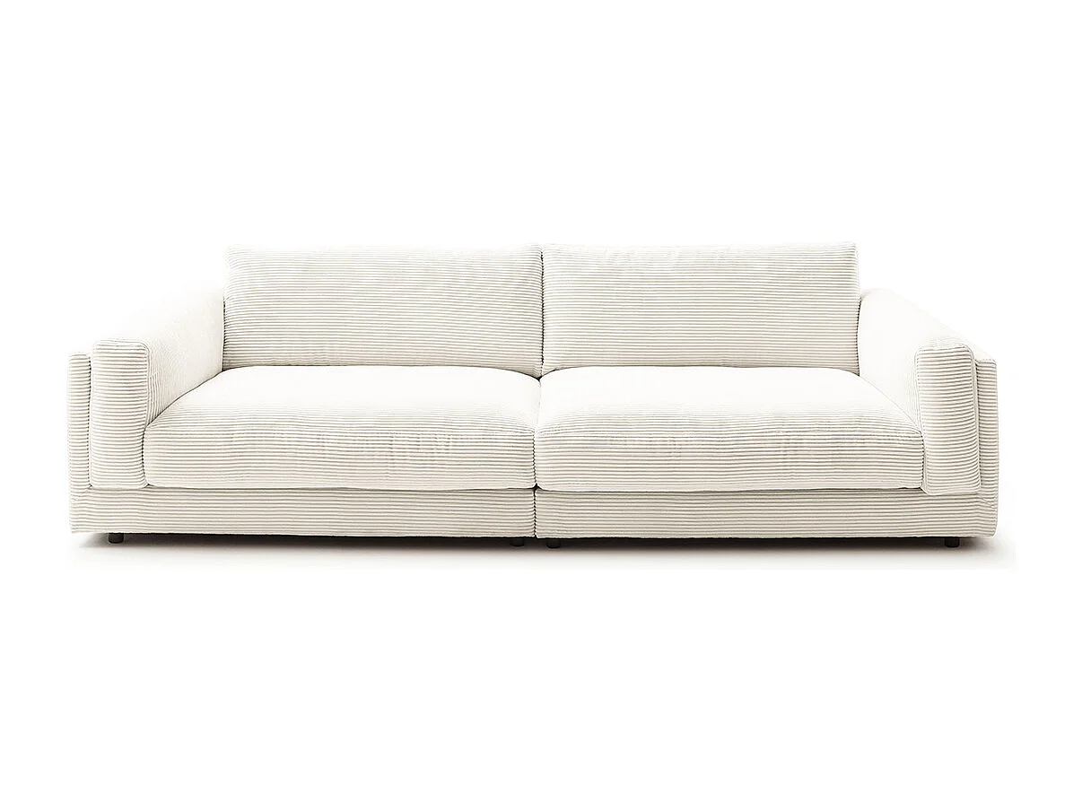 Bigsofa - Cremeweiß Cord - RAINA