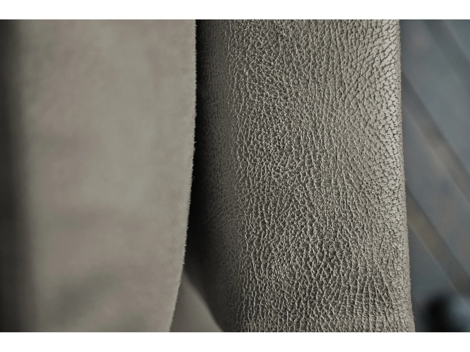 Hoekbank - Antraciet Imitatieleer - VILNIUS