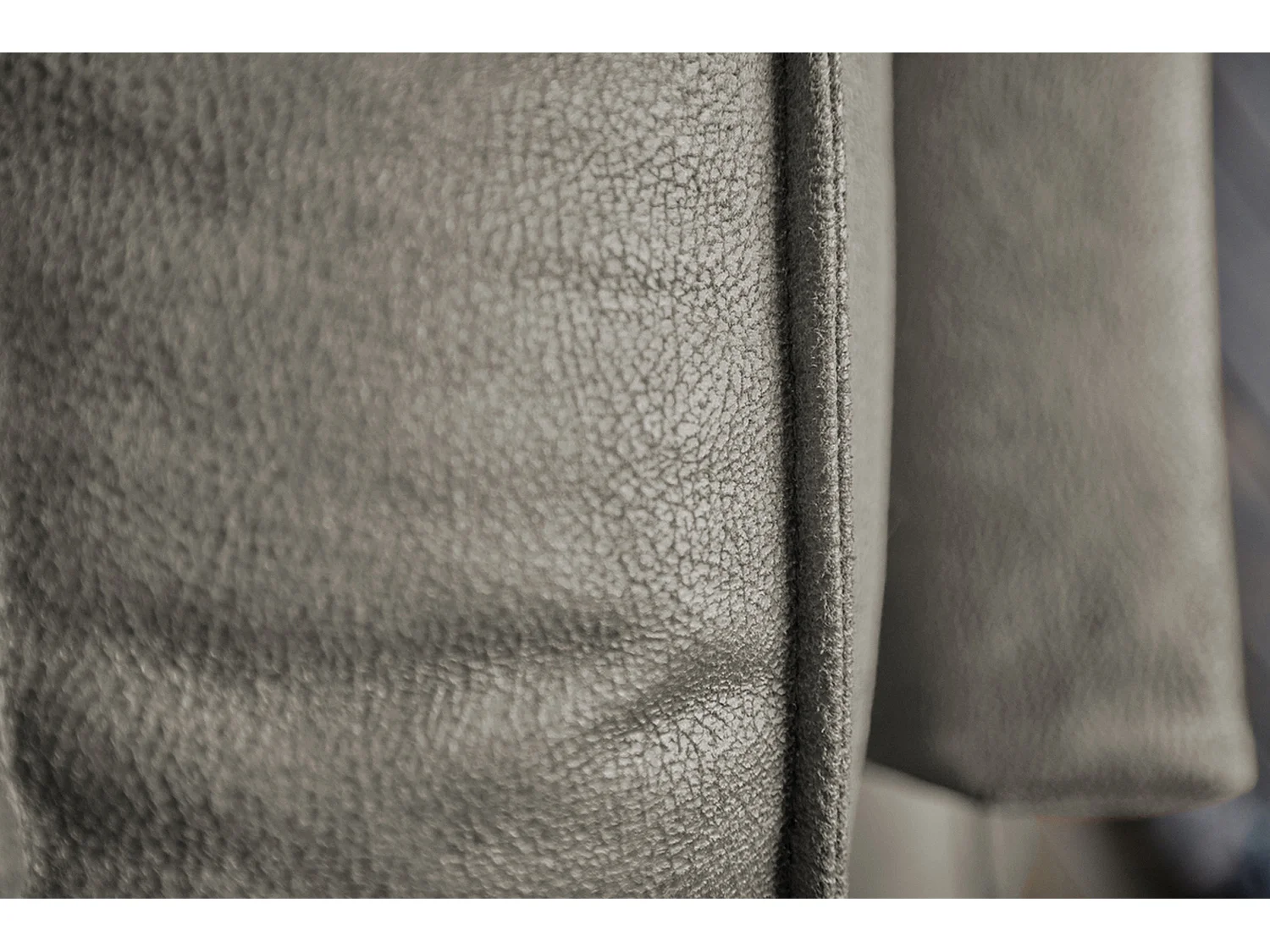 Hoekbank - Antraciet Imitatieleer - VILNIUS