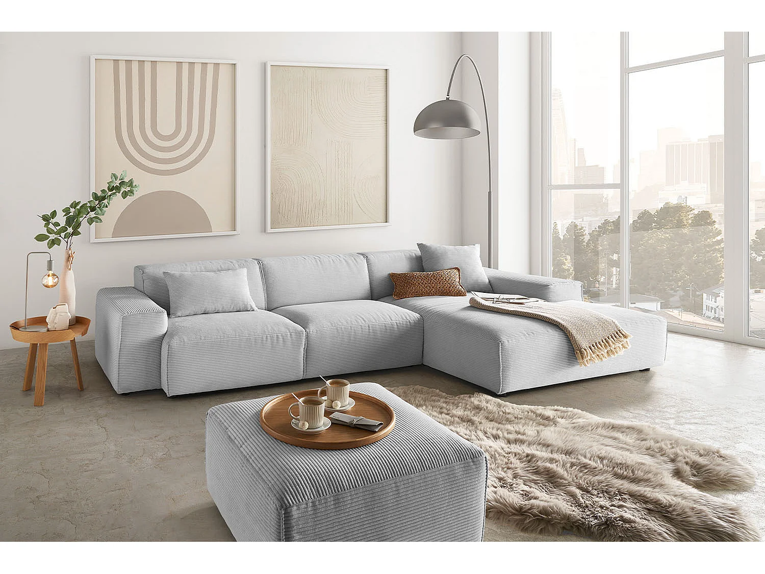 RANI - Lichtgrijs Koord - RANI