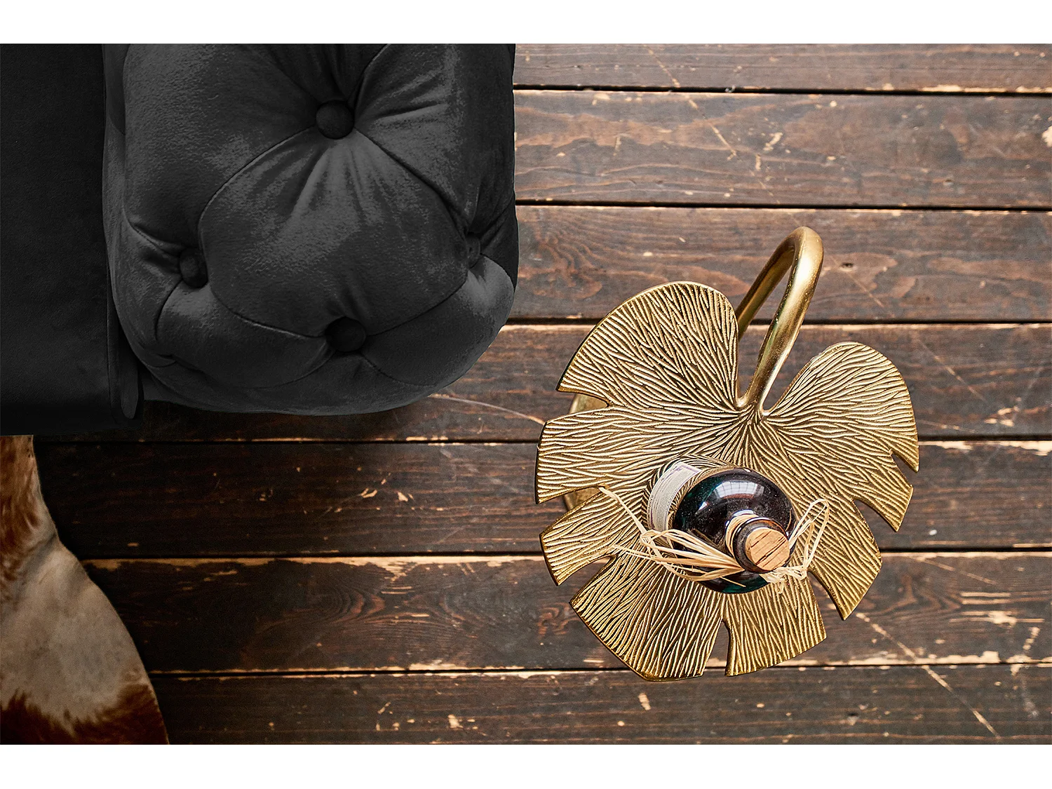 Canapé - Noir Velours - NARLA