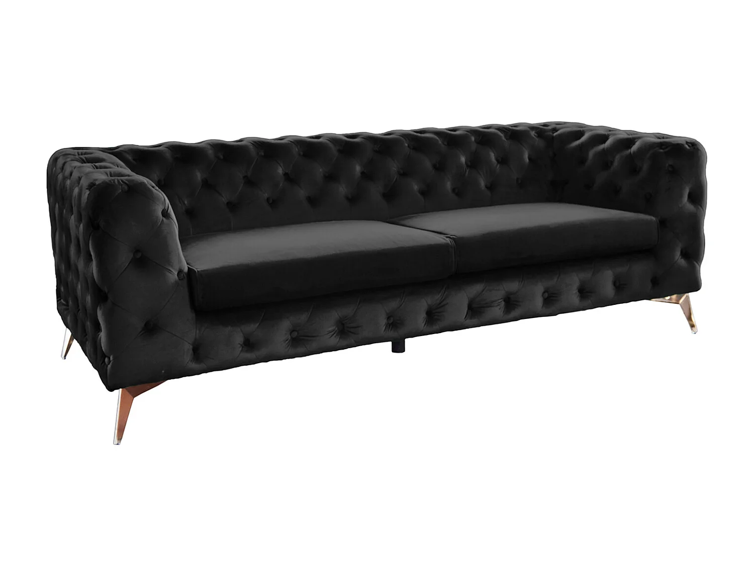 Sofa - Schwarz Velvet - NARLA