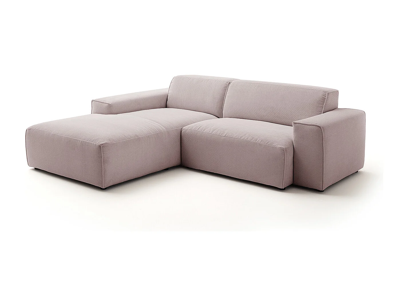 Ecksofa - Pink Cord - RANI