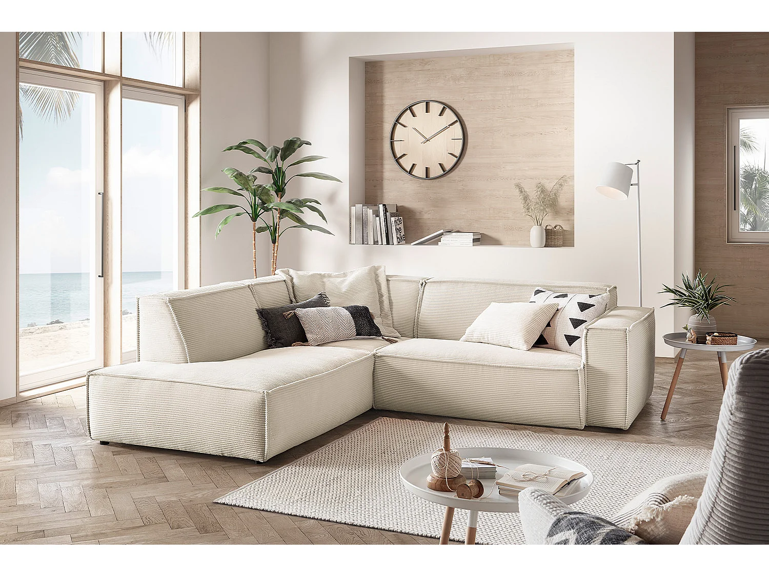 Sofá - blanco crema Pana - SAMU