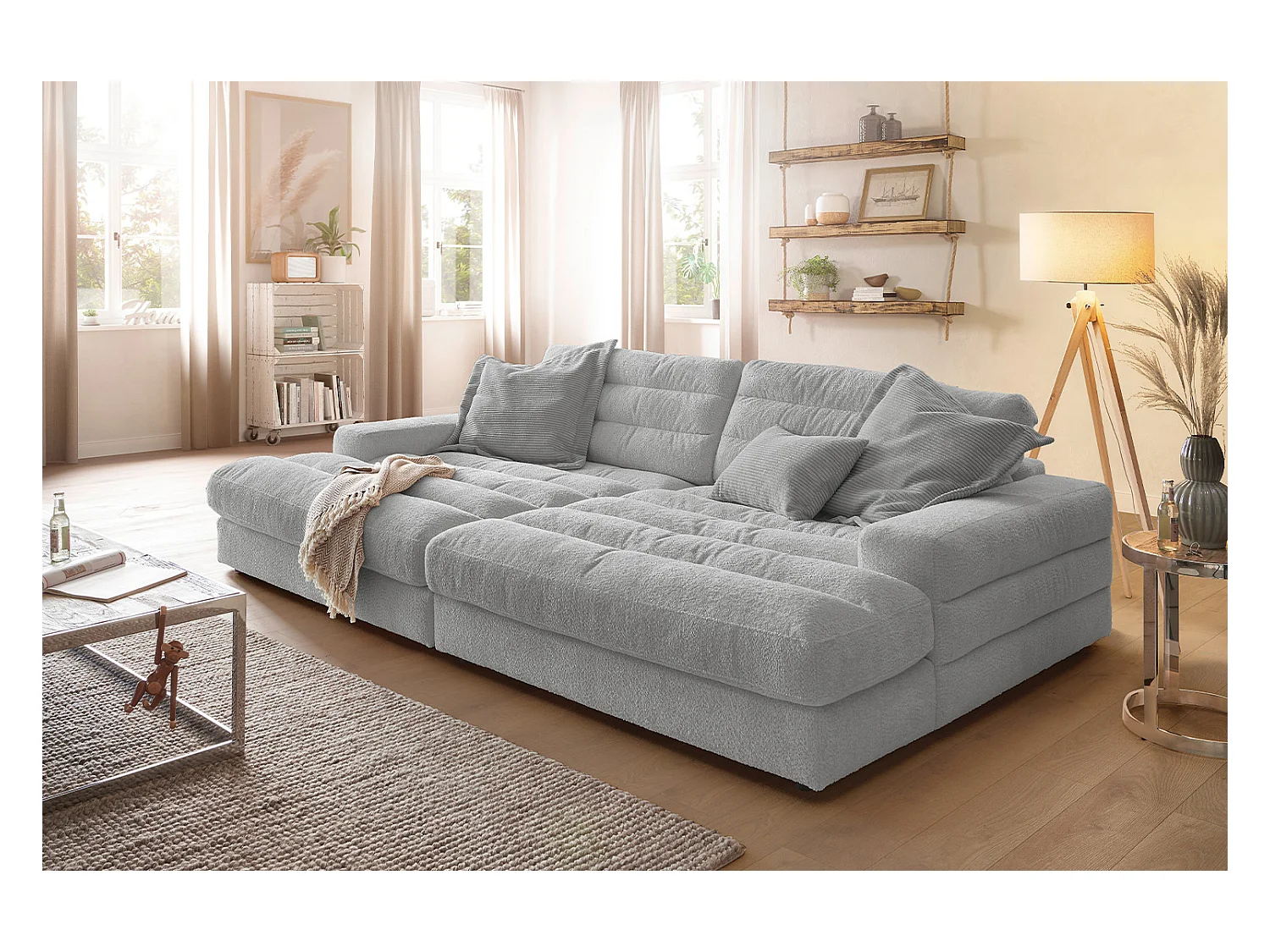 Big - Gris tissu tissé - LANA