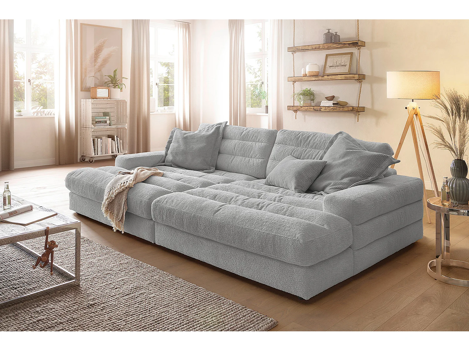 Big - Gris tissu tissé - LANA