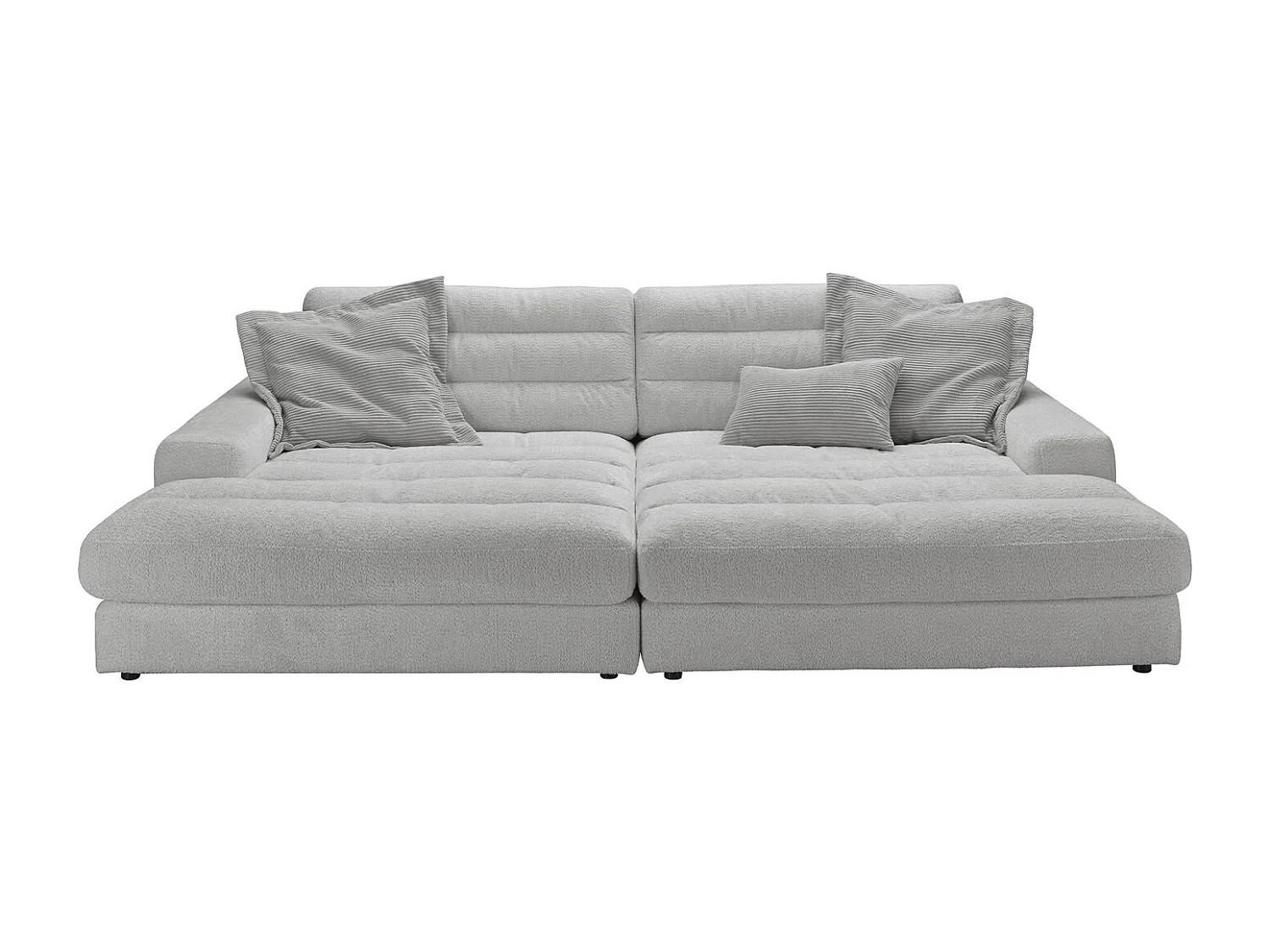 Big - Gris tissu tissé - LANA