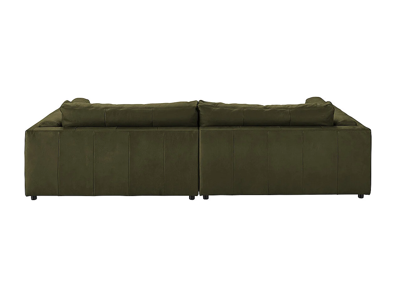 Sofá - Verde piel - RAINA