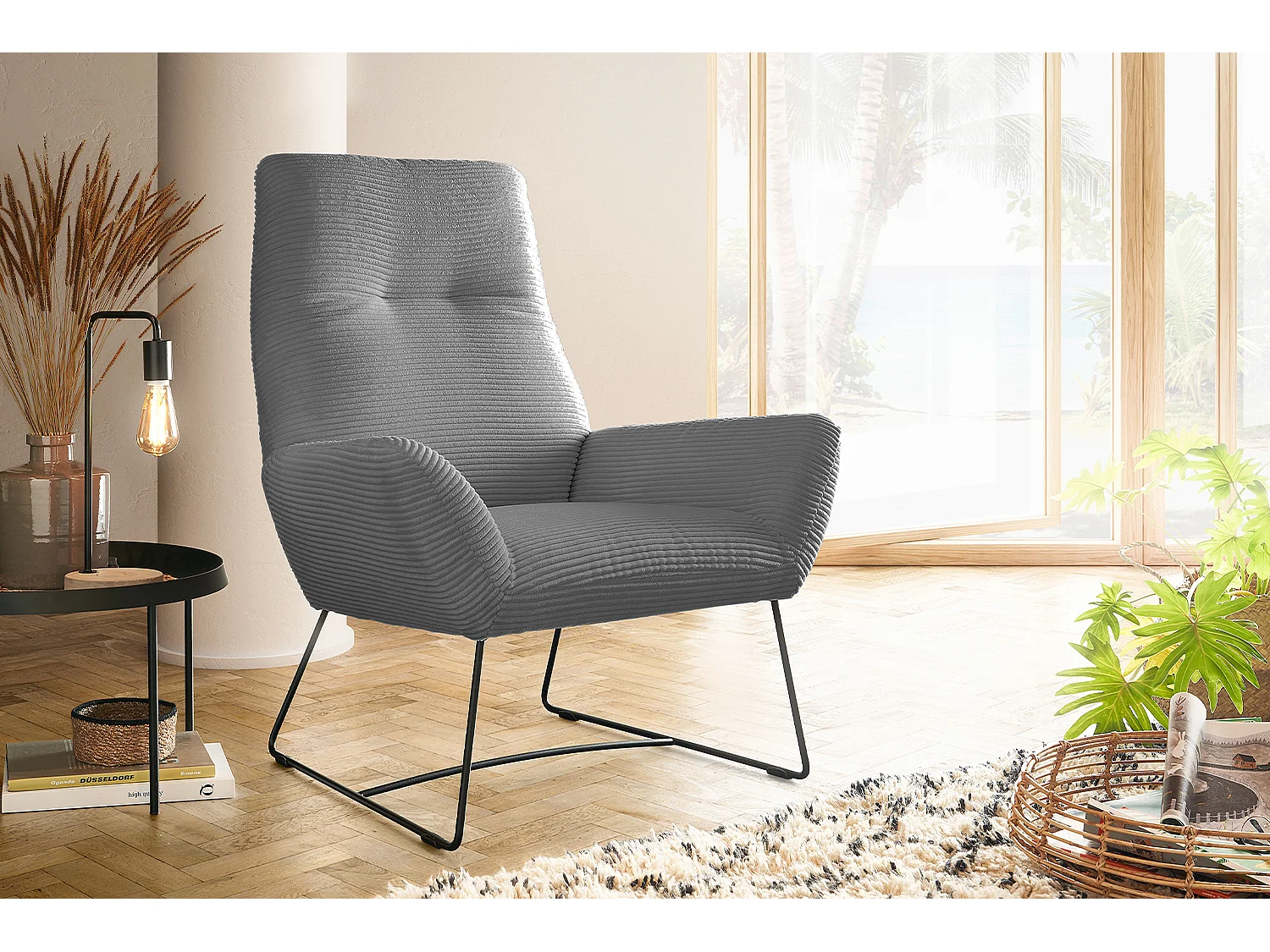 Poltrona relax - Grigio  - BISA