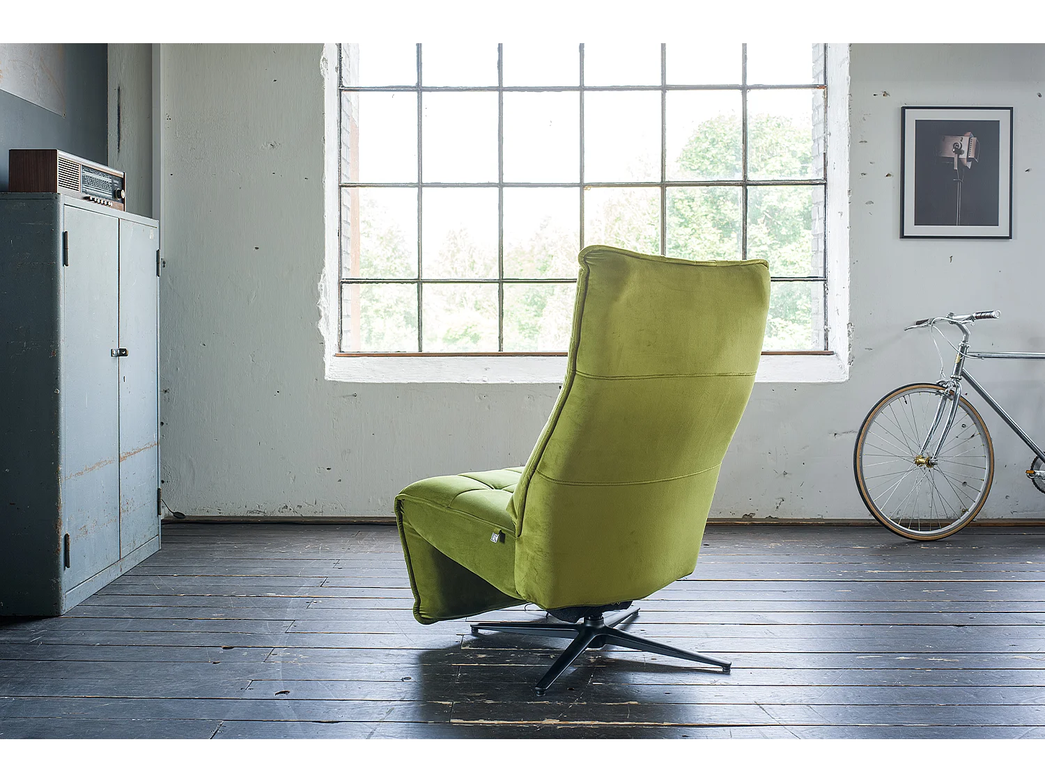 Sillón - Verde terciopelo - MIKO