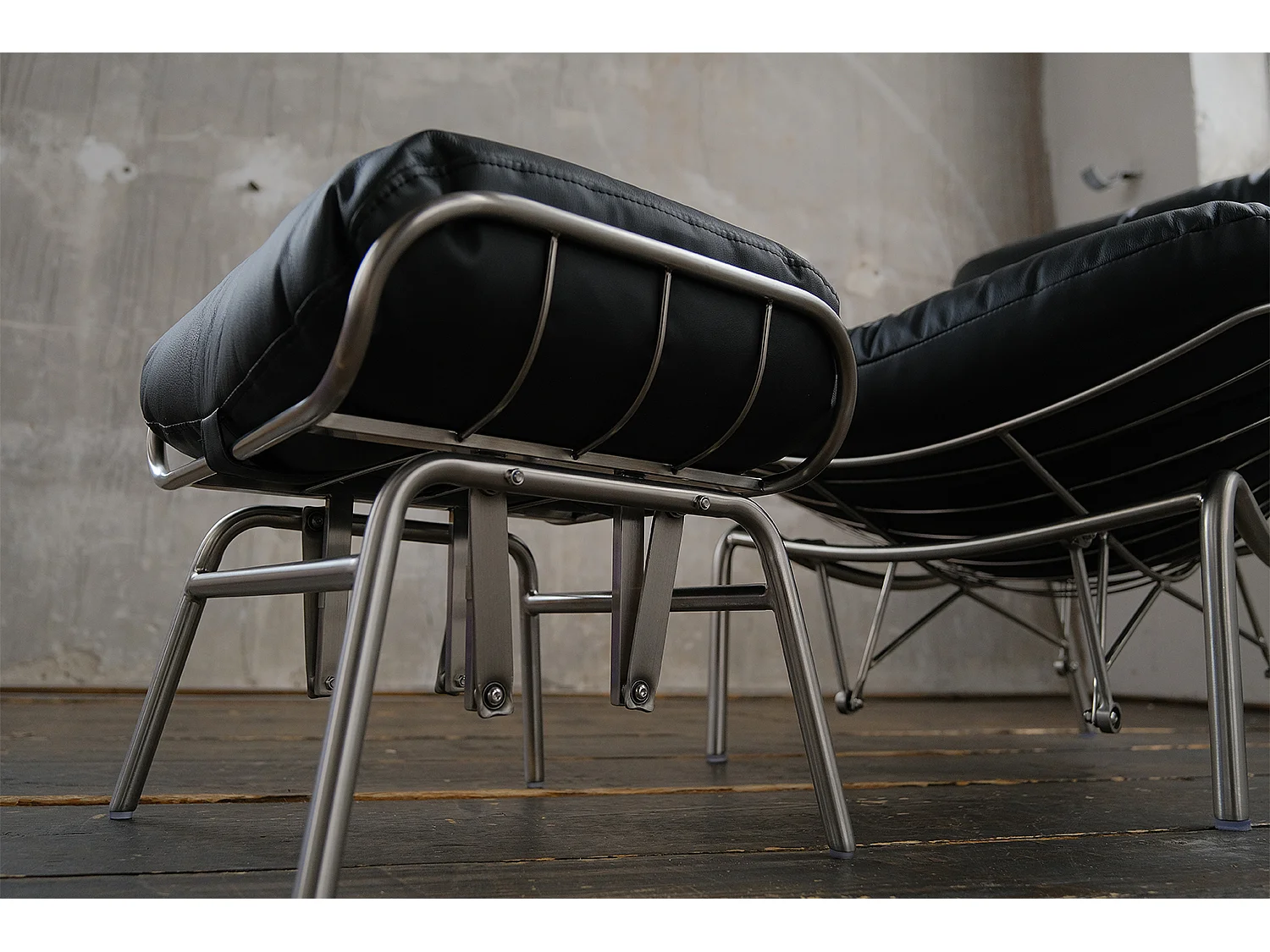 Sillón - Negro piel - ROWA