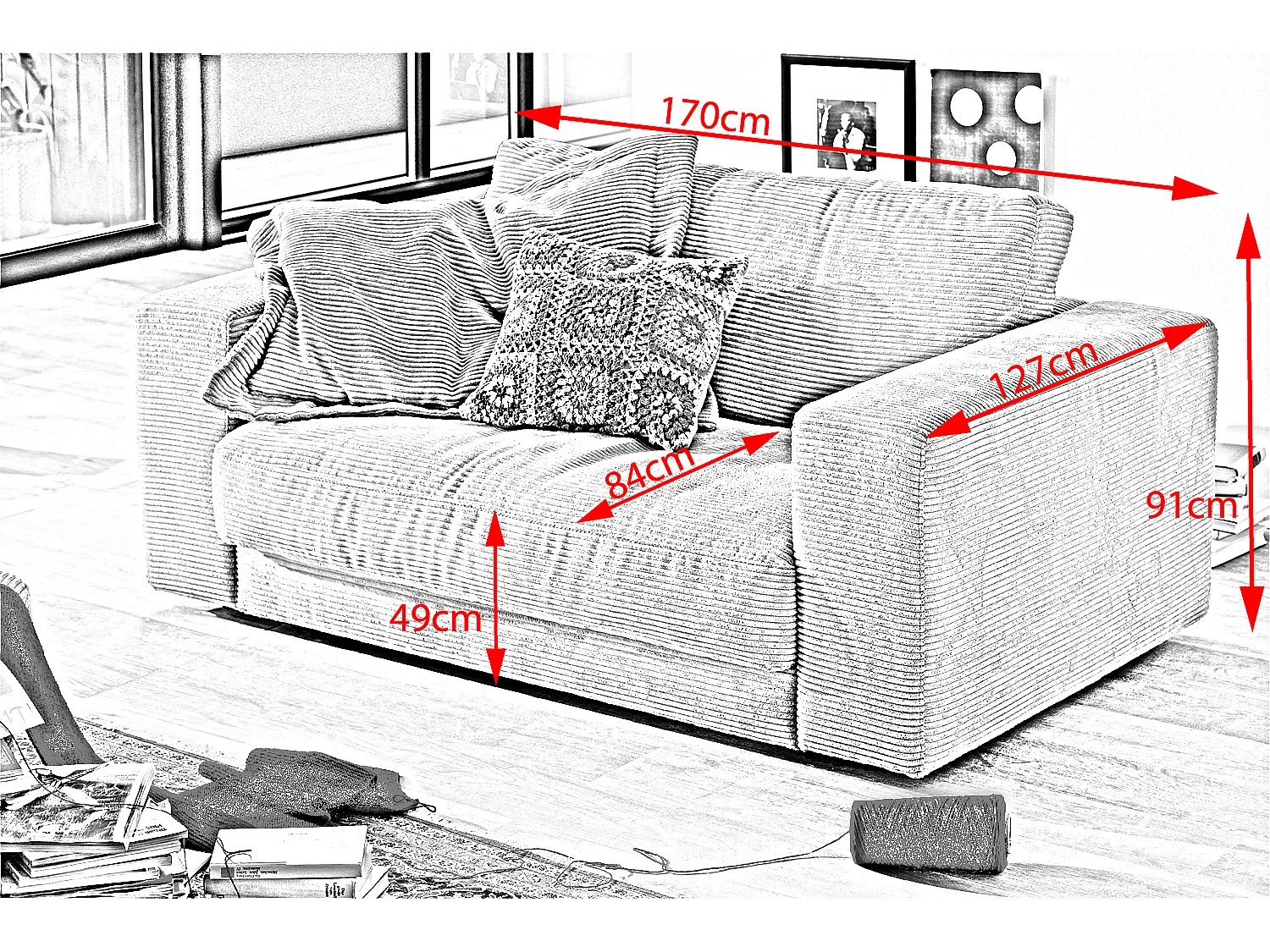 sillón de relax - Rosa Pana - MADELINE