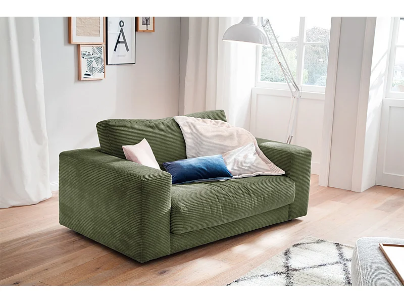 poltrona relax - verde Velluto a coste - MADELINE