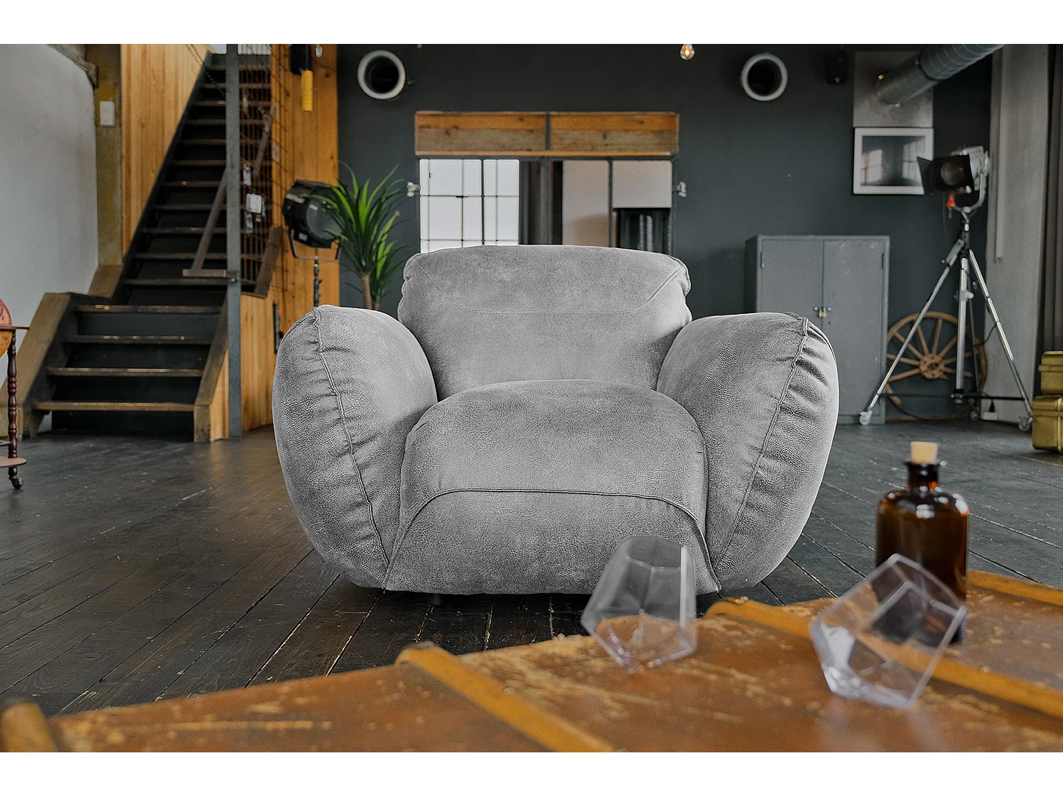 Sillón - Gris piel - DAVITO