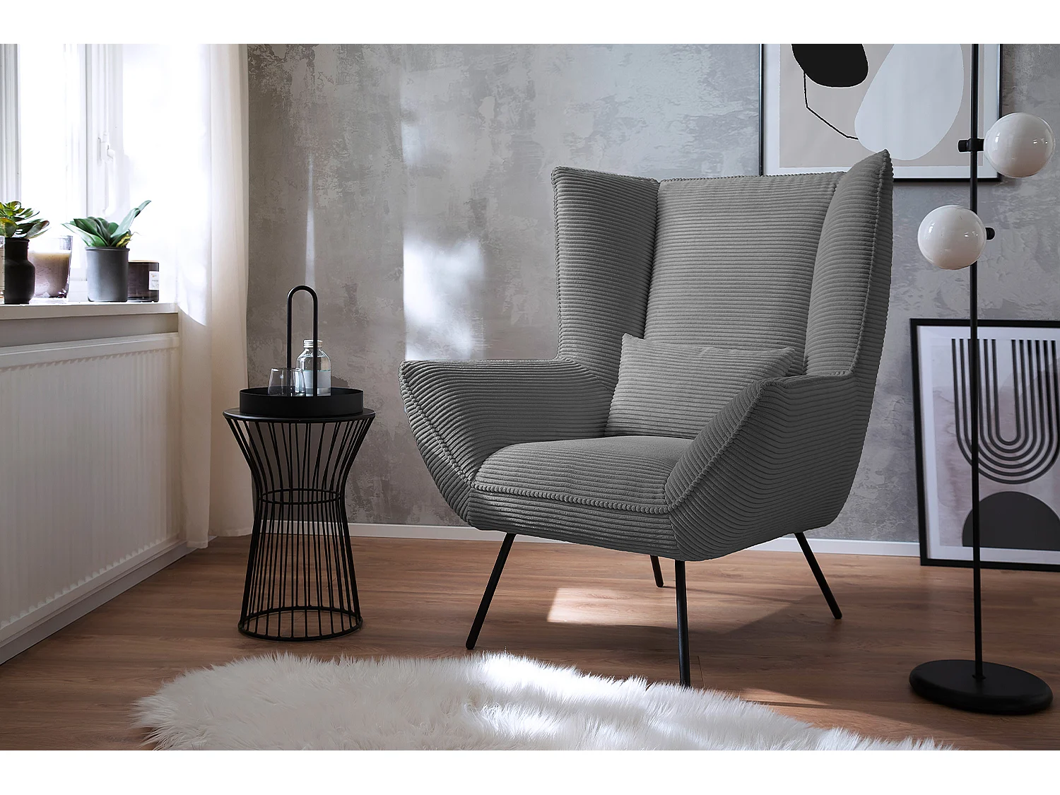 Sillones relax - Gris Pana - IVA