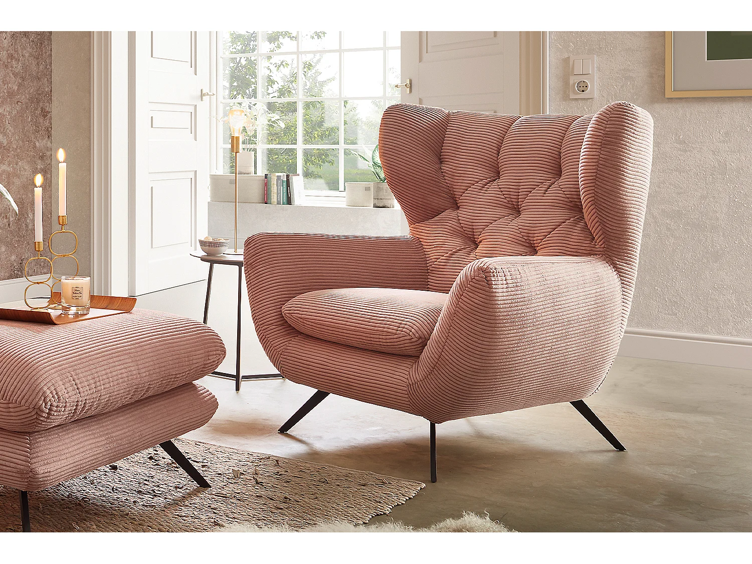 Sillón - Rosado Pana - CHARME