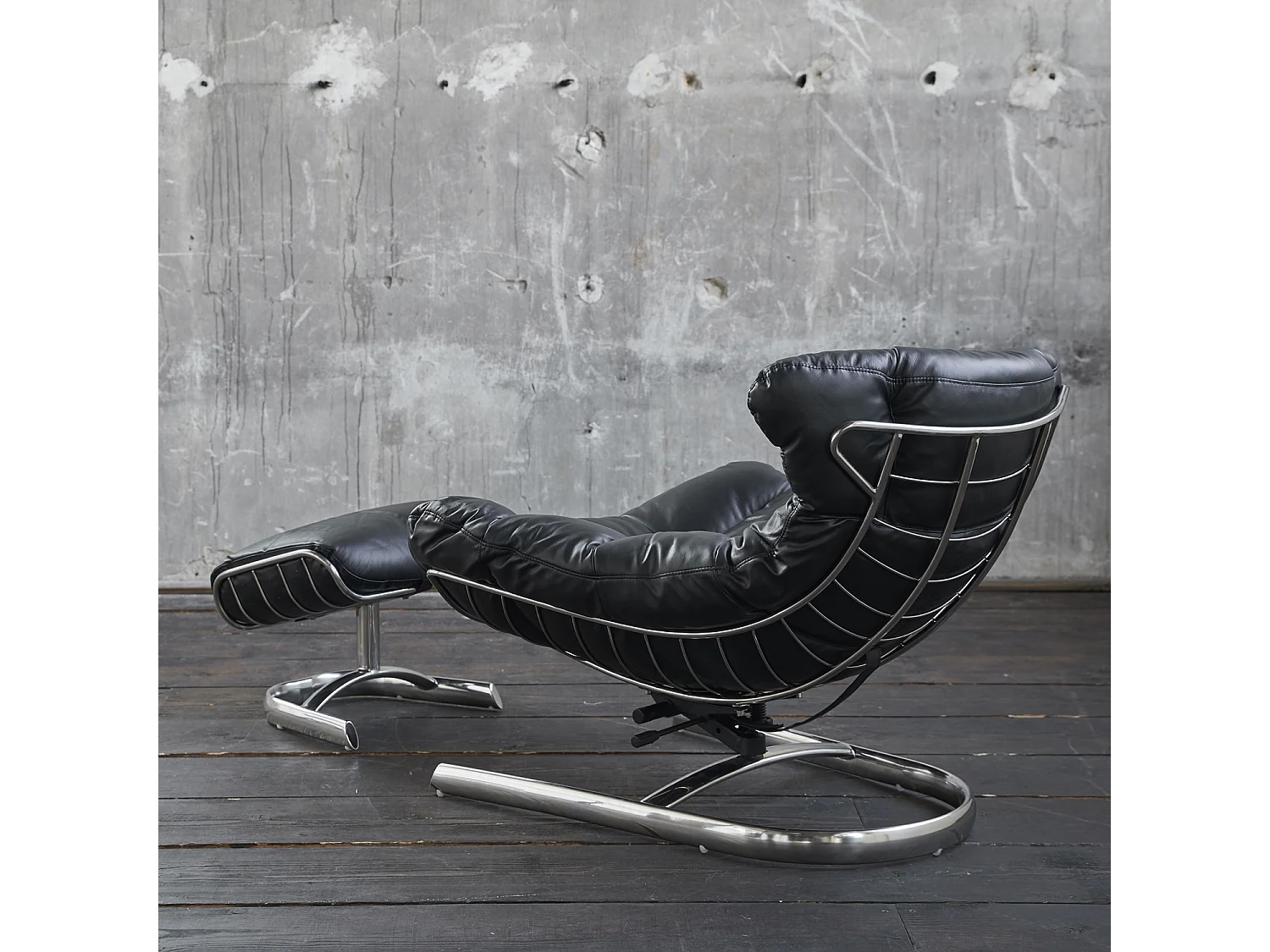 Sillón - Negro piel - ROWE