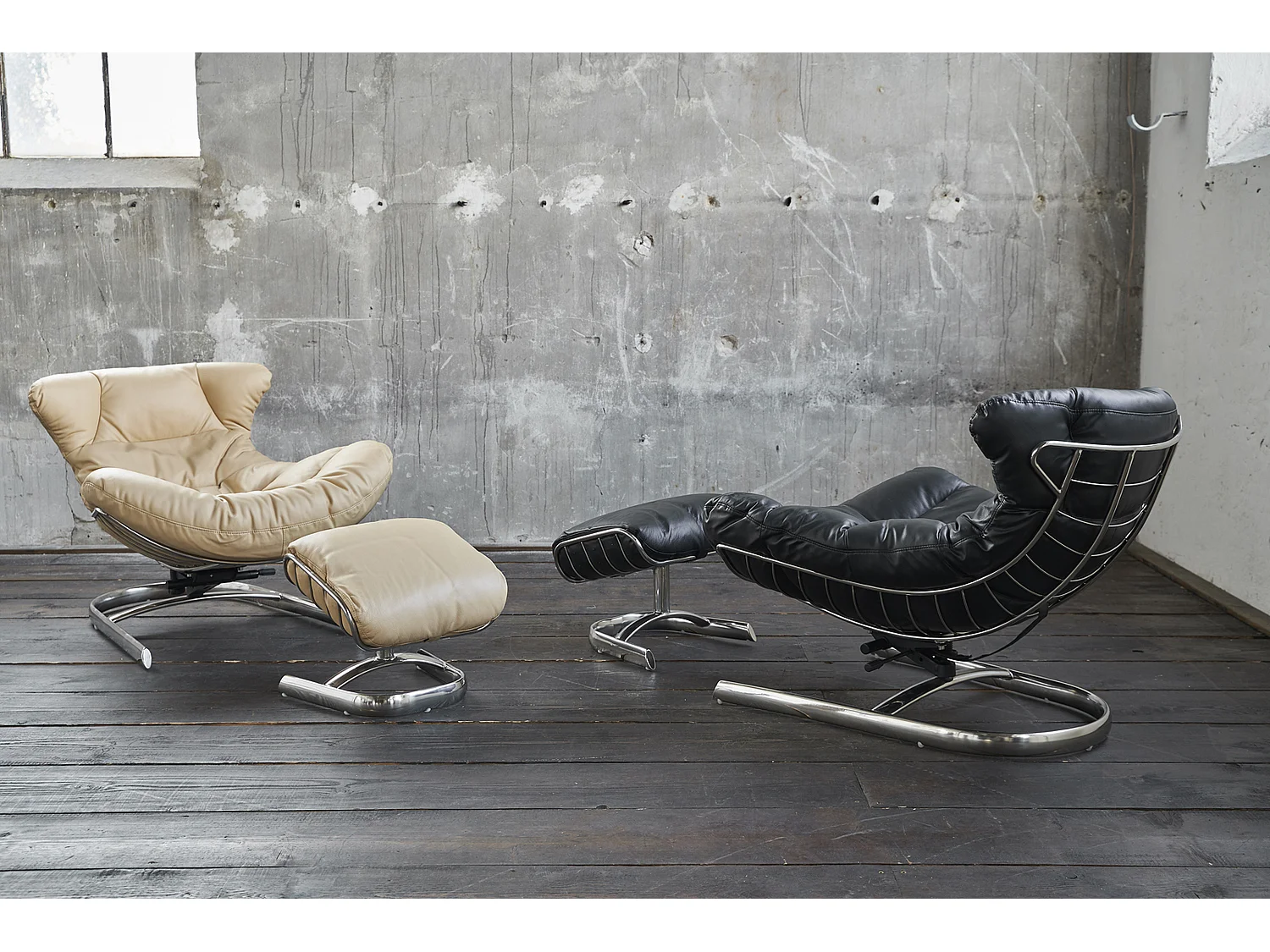 Sillón - Negro piel - ROWE