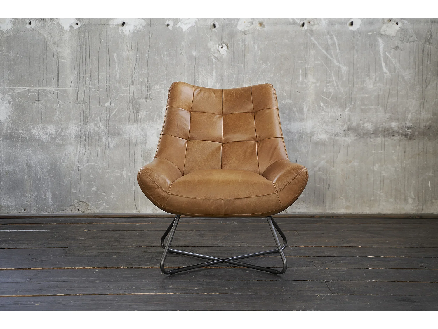 Poltrona - marrone pelle - SNOOZE