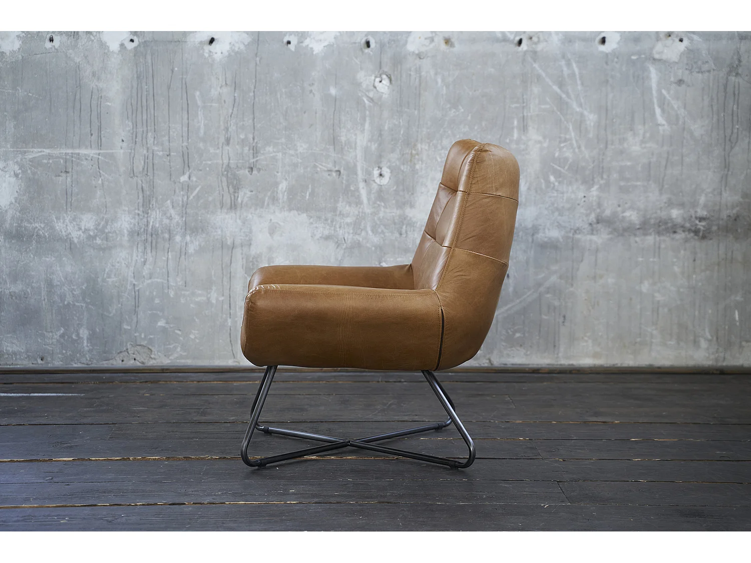 Poltrona - marrone pelle - SNOOZE