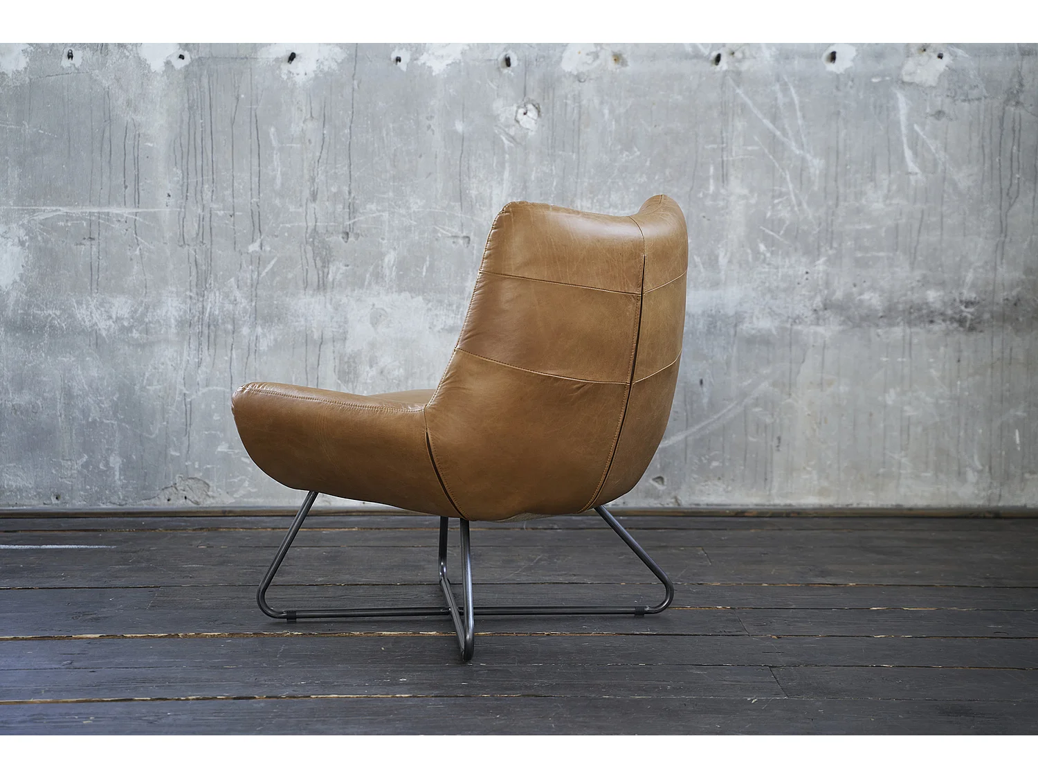 Poltrona - marrone pelle - SNOOZE