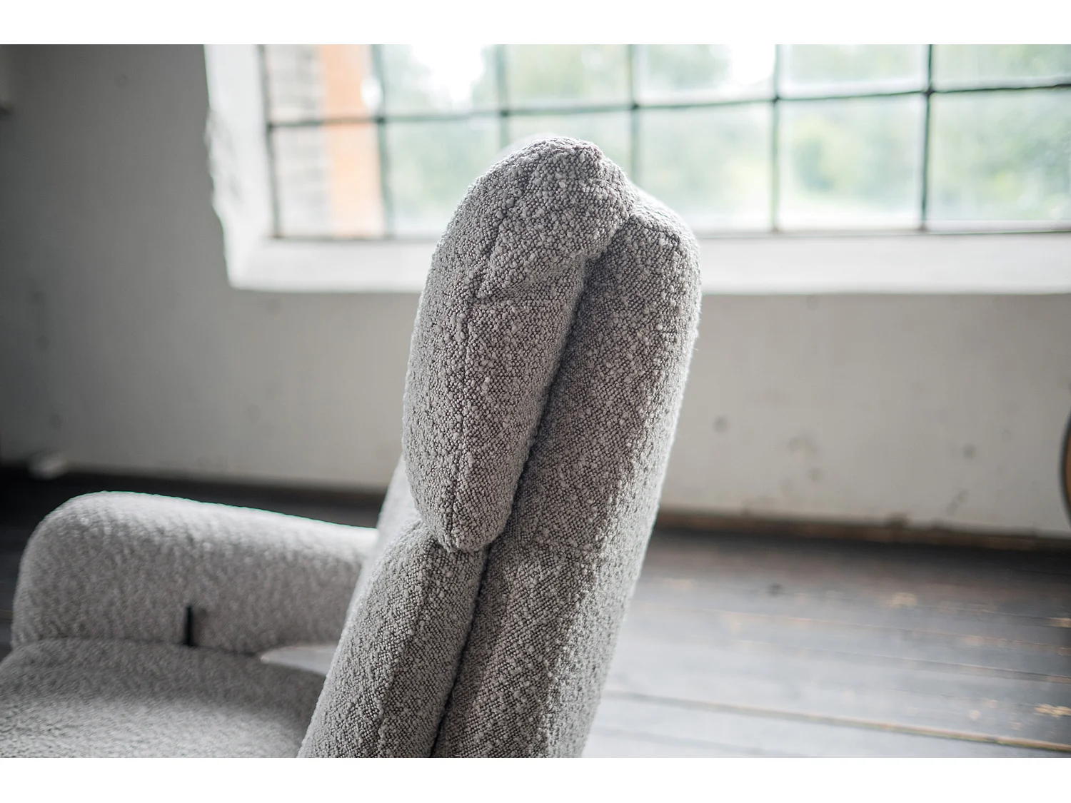 Fauteuil - taupe tissu tissé - NAMA