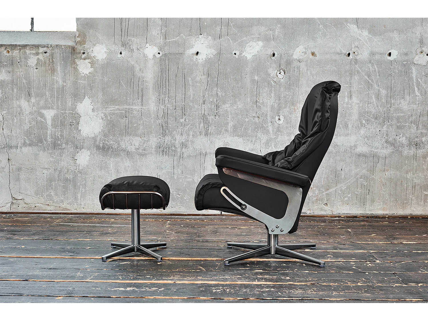 Sillón - Negro piel - MODO