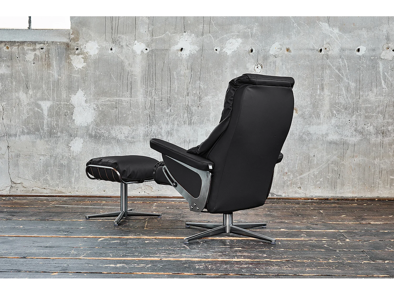 Sillón - Negro piel - MODO