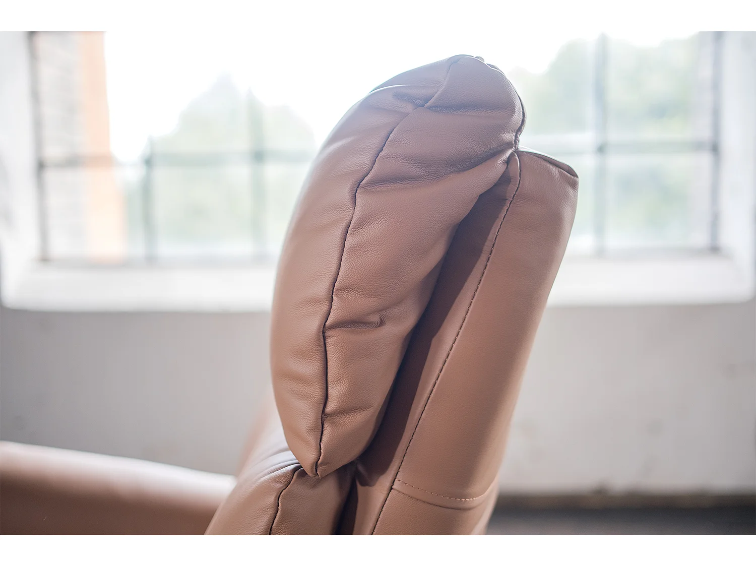 Relaxsessel - Braun Leder - NAMA