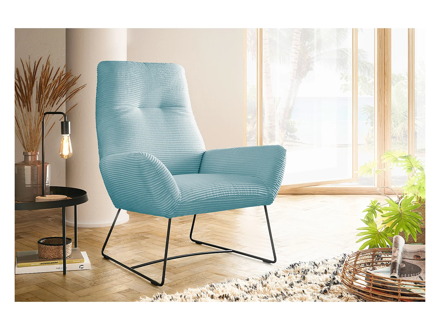 Sessel - Hellblau  - BISA