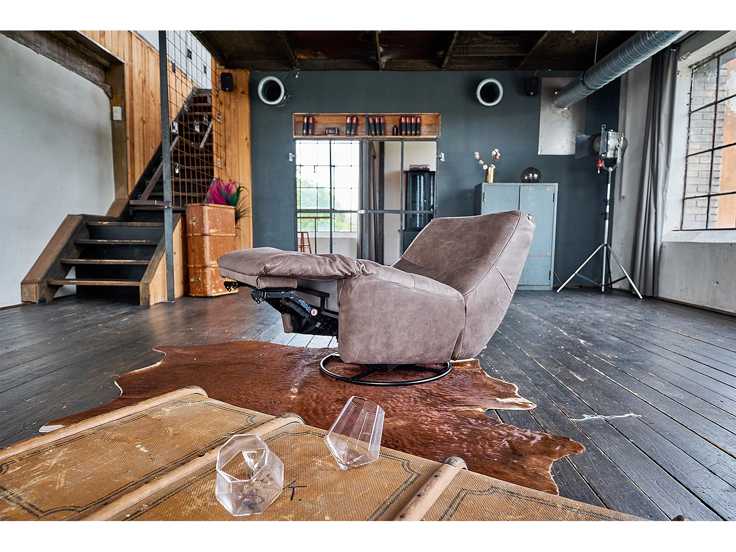 Elektrisch - Taupe Leer - CINE