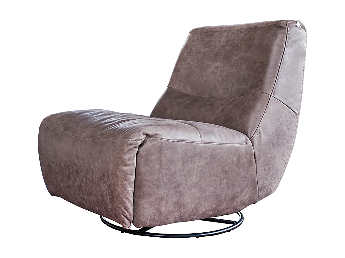 Relaxsessel - Taupe Leder - CINE