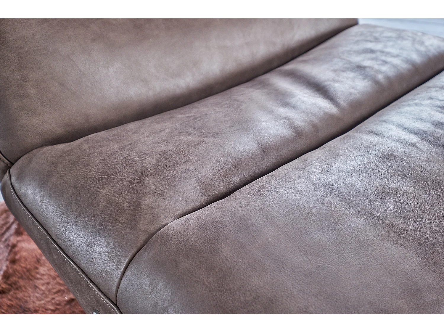 Relaxsessel - Taupe Leder - CINE