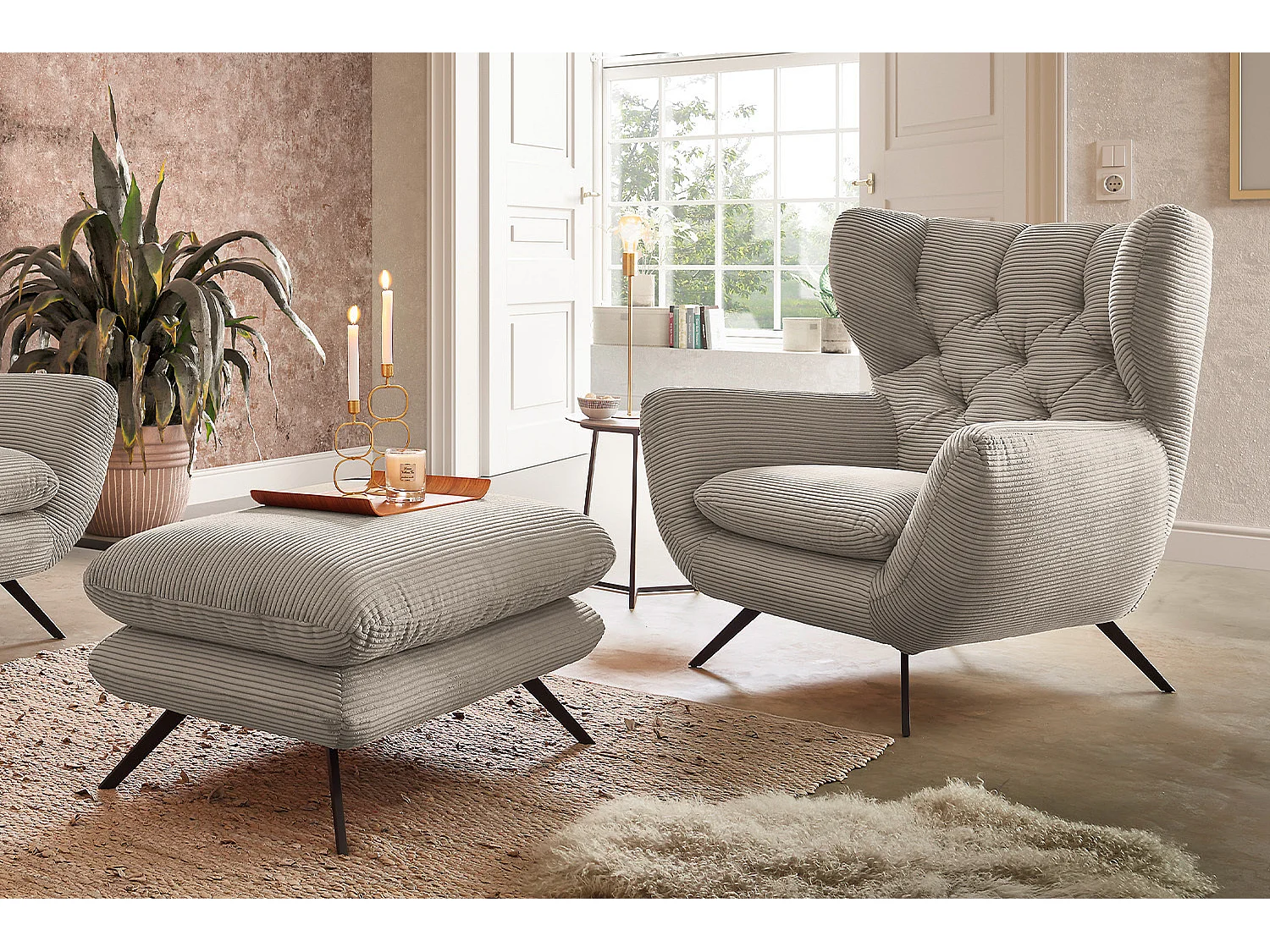 Sessel - Granit Cord - CHARME