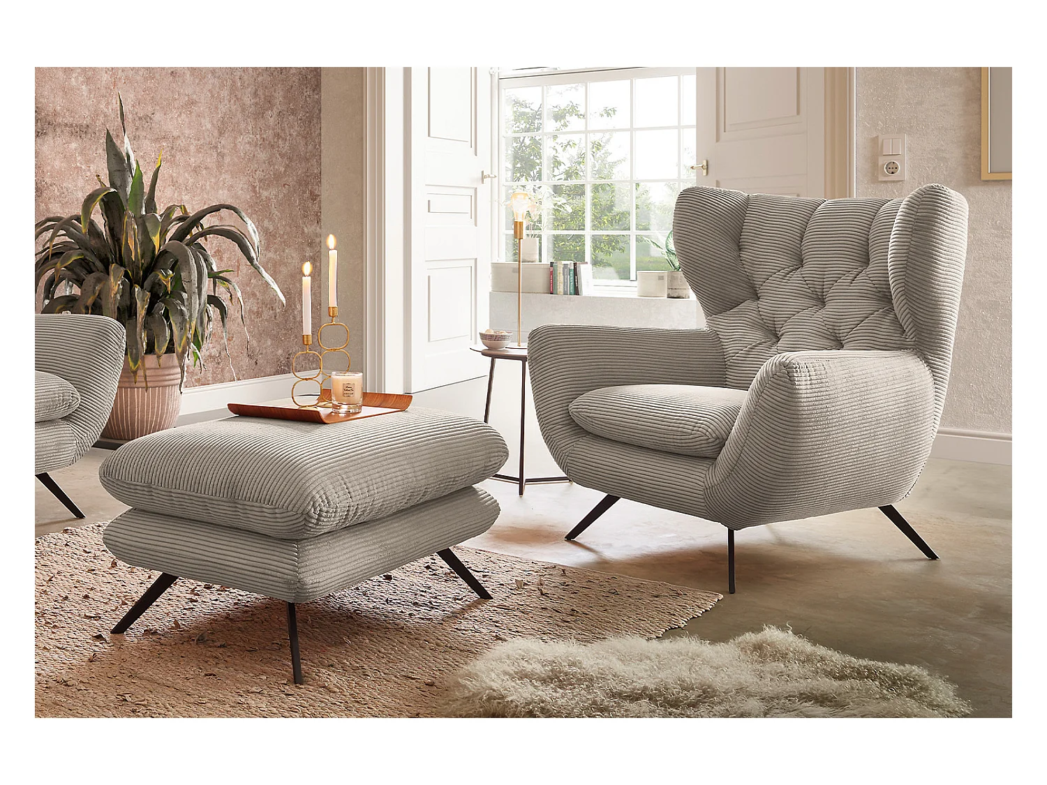 Sessel - Granit Cord - CHARME