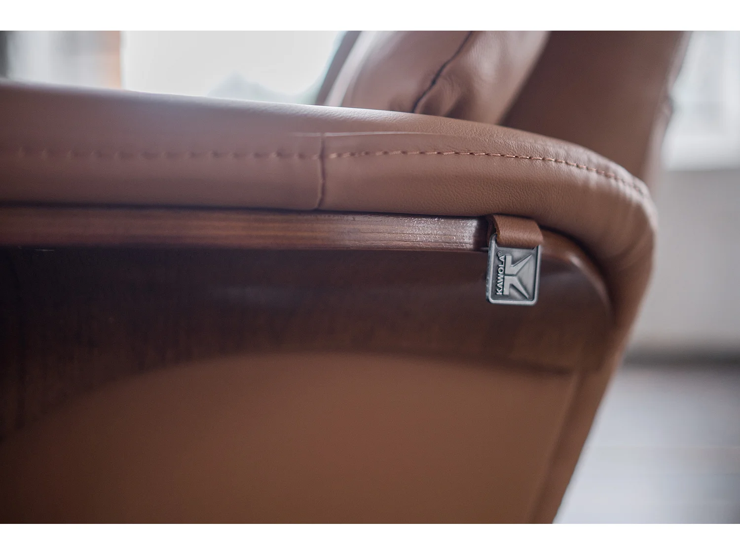 Relaxsessel - Braun Leder - TOSAR